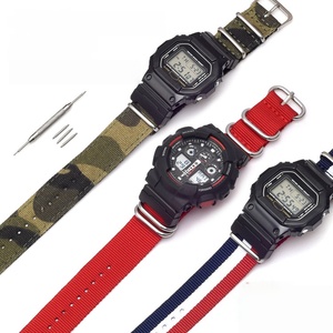 Bracelets de montre en nylon de haute qualité, une seule pièce, 22 mm, bracelet de montre pour montres <span class=keywords><strong>Casio</strong></span> 16 mm - Product Image 2