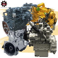 Ensemble moteur diesel 4 temps refroidi par eau compatible Yoongshing Caterpillar C13/C15/C18/C27/C32/C30 pour excavatrice 70CC 24HP