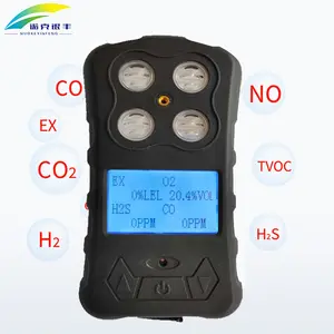 NKYF 휴대용 4 in 1 멀티 가스 감지기 NH3 CO H2S 전 가스 감지 경보 휴대용 가스 분석기 황화수소 감지기