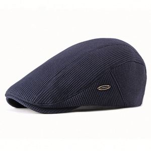 2024 Autumn Winter New Arrival Fashion Women Beret British Vintage Flat Top Cap Knitted Ivy <b>Hat</b> - Product Image 1