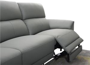 Sofá Seccional Esquinero Extensible en Forma de L de Cuero Europeo para <span class=keywords><strong>4</strong></span> Personas con Control Remoto - Product Image 2