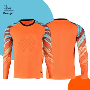 Conjunto de Uniforme de <span class=keywords><strong>Portero</strong></span> de Fútbol para Adultos y Niños con Almohadillas de Esponja, Camiseta de Manga Larga Personalizable - Product Image 3