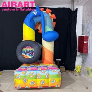 Phổ Biến Tùy Chỉnh Màu Sắc Âm Nhạc Lưu Ý Inflatable Quảng Cáo Cho Lễ Hội Âm Nhạc Sân Khấu Trang Trí Nội Thất - Product Image 1