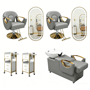 Fauteuil de barbier professionnel inclinable avec pompe hydraulique, 360° °   Chaise de coiffure pivotante pour équipement de coiffure moderne - Product Image 1