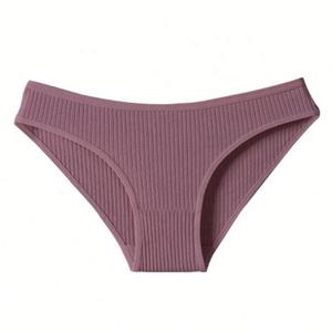 Ropa Interior Femenina al por Mayor, Talla Grande, <span class=keywords><strong>Bikini</strong></span> Sólido para Adolescentes, Bragas Transpirables y Cómodas para Chicas Jóvenes - Product Image 5