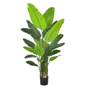 Kunstplant Fabriek Kunstmatige Palmboom met Real Touch effect, Kunstmatige Paradijsvogelplant voor binnen, 180cm, voor woonkamerdecoratie - Product Image 2