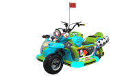 HUAQIN Moto de loisirs commerciale de 3e génération pour parents et enfants, améliorée, pour centre commercial et place publique
