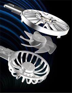 Laptop Stand <strong>Riser</strong> with Cooling Fan Foldable Portable Ergonomic Desktop Notebook Stand Adjustable Aluminum 7 Levels Height OEM - Product Image 6