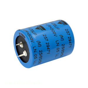 ตัวเก็บประจุแบบสแนป th 56 uF 20% 500V MAL225769569E3ผ่านรูแบบดั้งเดิม - Product Image 1