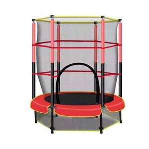 Nuevo Trampolín con Red <span class=keywords><strong>para</strong></span> Niños y Adultos, Cama Elástica Interior <span class=keywords><strong>para</strong></span> Fitness con Protección <span class=keywords><strong>de</strong></span> <span class=keywords><strong>Malla</strong></span> - Product Image 4