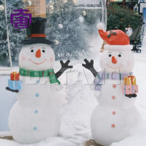 Lampe à motif bonhomme de neige IP65 pour illuminations de Noël, parcs et jardins, lumières LED étanches - Product Image 3