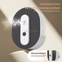 Purificateur d'odeurs d'animaux domestiques automatique avec capteur radar micro-ondes, modes automatique et manuel pour litière de chat
