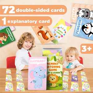 Juegos de Mesa para Niños Pequeños, Actividades de Aprendizaje para Educación en Casa, Juego de Memoria - Product Image 1