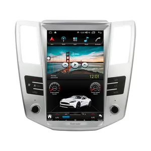 Rádio automotivo para lexus rx330 rx350 rx400, rádio automotivo com tela sensível ao toque, android 12.1, 10.0 polegadas, com navegação gps, suporte para carplay