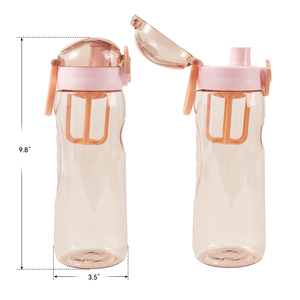 Botella Mezcladora de Proteínas de Plástico Transparente con Logotipo Personalizado, Boca Ancha, Tapa con Cierre de Seguridad de Apertura con una Mano, a Prueba de Fugas, Vaso Deportivo para Gimnasio - Product Image 6