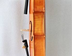 Fábrica de China, venta al por mayor, caja de instrumentos para <span class=keywords><strong>viola</strong></span> de 16 \ ", arco de ébano de abeto <span class=keywords><strong>Da</strong></span> <span class=keywords><strong>Gamba</strong></span> Caipira De Arco Cuerdas Flame Maple Back/Side - Product Image 5