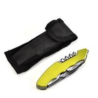 Couteau de poche multifonction EDC avec lime et tournevis pour la survie en plein air et le camping