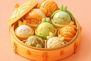 Panini al Vapore a Tema Cartone Animato per Bambini, Fornitura Diretta dalla Fabbrica - Product Image 4