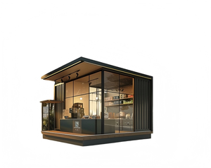 Conteneur d'expédition préfabriqué en bois personnalisé, centre commercial, boutique éphémère, hôtels, entrepôts, villas, magasins de conteneurs, atelier - Product Image 1