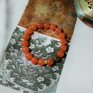 Bracelet en agate de Nanhong, design authentique, harmonie cosmique, connexion, amulette, météorite, pour collectionneur de minéraux haut de gamme - Product Image 4