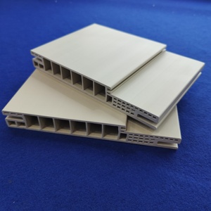 Hot bán ở Trung Đông không thấm nước WPC khung cửa với architrave <span class=keywords><strong>PVC</strong></span> phim cán - Product Image 3