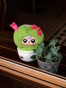 Pequeña caja ciega aleatoria de <span class=keywords><strong>Anime</strong></span>, cajas misteriosas para bebés, tres juguetes de peluche con lindos animales de peluche, tres pequeños diseños de flores - Product Image 5