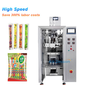 เครื่องบรรจุวุ้นแท่งอัตโนมัติ2เลนประสิทธิภาพสูงเครื่องแพ็คน้ำแข็งป๊อป - Product Image 1