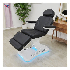 Siyah güzellik Spa tıbbi dövme diş muayene koltuğu 4 Motor elektrik yüz tedavisi tıbbi tedavi masaj masaları - Product Image 1