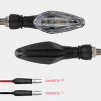 Universal Motorcycle 12V LED Turn Signal Light Amber Lighting Turning Lighting System for Modified Motorcycles