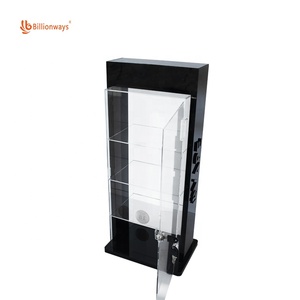 Tùy chỉnh Cửa Hàng Bán Lẻ Thuốc Lá hiển thị Acrylic thuốc lá Rack hiển thị với khóa dây đeo cửa - Product Image 2