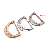 Accessoires de ceinture de haute qualité en alliage de Zinc métallique pour la décoration de vêtements sac à main Double boucle d'anneau en D
