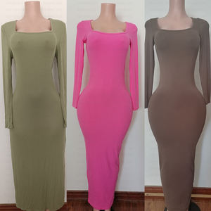 Abito Personalizzato da Donna in <span class=keywords><strong>Cotone</strong></span> Modal a Costine, Vestito Casual Morbido da Casa, Abito Lungo <span class=keywords><strong>Sottoveste</strong></span> a Canotta Aderente, Vestito Lungo Maxi da Donna Estivo 2026 - Product Image 6