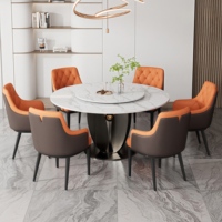 Meubles de restaurant en cuir modernes de luxe pour la maison, hôtel, école, villa, bar, chaises de salle à manger polyvalentes