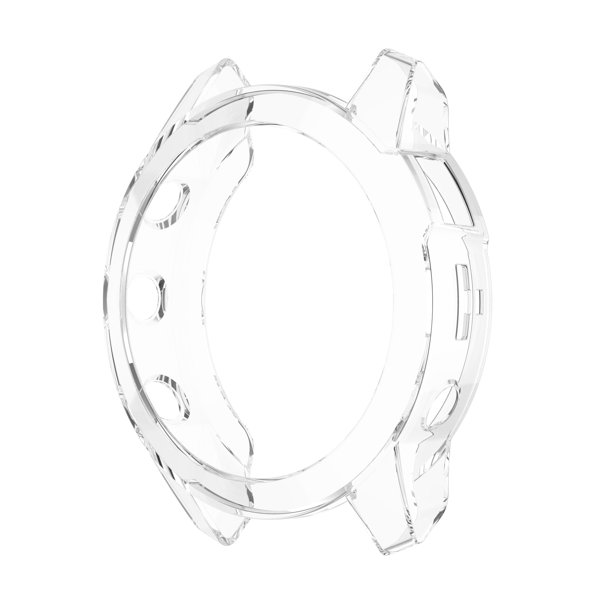 Ruentech Custodia Protettiva TPU Per Garmin Fenix 6S Pro / Sapphire - Cover Antigraffio Con Protezione Schermo, Colore Viola, Morbida E Precisa