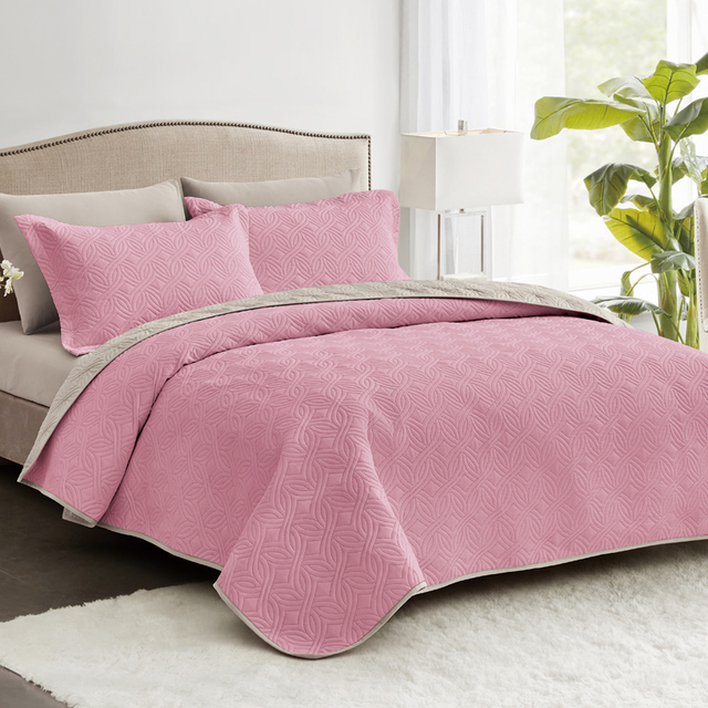 Hotel & Home Bedspread Set 100% Cotton with Elastic for Customized King Size ODM/OEM Brand From China Supplier
