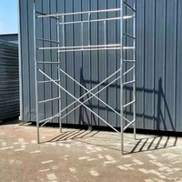 Andamios de Estructura Metálica de Alta Calidad, Acero Q235 Galvanizado y Pintado, Tipo H, Andamios de Construcción