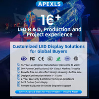 Écran LED Pixel APexls Z P2.6 P2.9 P3.9 500x500mm, Écran LED Extérieur Étanche, Location pour Mariage, Fond de Scène, Mur Vidéo LED