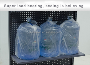 Usine personnaliser supermarché épicerie gondole rayonnage boutique rayonnage <span class=keywords><strong>grain</strong></span> de bois vin présentoir - Product Image 5