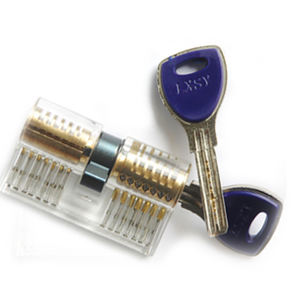 Cerradura de media luna transparente, cerradura de cobre, habilidad de entrenamiento, candados de práctica visibles profesionales, selección de cerradura para cerrajero - Product Image 5