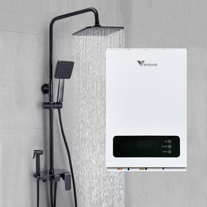 Calentador de Agua Instantáneo Eléctrico sin Tanque de 12-18KW 220V 240V, Venta al Por Mayor, Personalizable, con Pantalla Digital de <span class=keywords><strong>Temperatura</strong></span> para Ducha de Hotel - Product Image 1