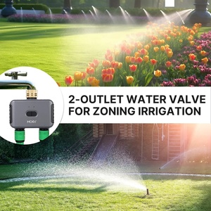 Válvula de Agua Inteligente Bluetooth MOES de 2 Vías, Temporizador Programable para Aspersor de Jardín, Filtro, Retraso por Lluvia, <span class=keywords><strong>Control</strong></span> de <span class=keywords><strong>Riego</strong></span> Automático, 2*AA - Product Image 6