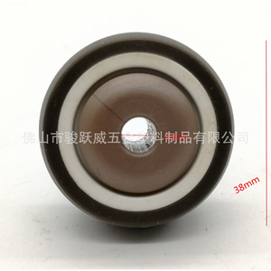 Rueda de TPR para Muebles, 38 mm de Diámetro, con Rodamiento Silencioso - Product Image 1