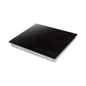 Table de cuisson à induction portable à trois brûleurs, design horizontal, avec écran intégré, en verre céramique, pour usage domestique - Product Image 1