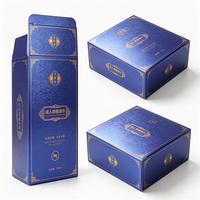 Pochettes d'emballage de vin personnalisées avec revêtement UV et gaufrage, pour une bouteille, avec logo personnalisé, impression quadricolore, cadeau chinois