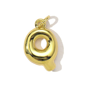 แฟชั่น <span class=keywords><strong>E736</strong></span>สร้อยคอชุบทอง18K จี้ตัวอักษรเริ่มต้นที่ไม่ซ้ำกันรูปร่างเสน่ห์สำหรับการทำสร้อยคอ - Product Image 3