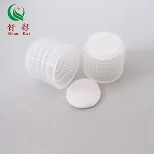 cosmetic packaging PP plastic vial closure mini screw top cap for toothpaste tube for Pigment tube