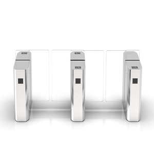 Ett et801 <span class=keywords><strong>RFID</strong></span> Hệ thống thẻ quang trượt turnstile thẻ tích hợp tái chế vé mã QR Chiều cao Kính trượt rào cản IP54 - Product Image 3