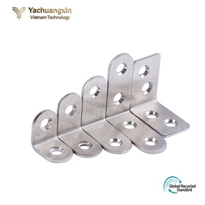 Stainless Steel Flat <b>Corner</b> <b>Bracket</b> Connector <b>for</b> Construction Hardware - Product Image 2