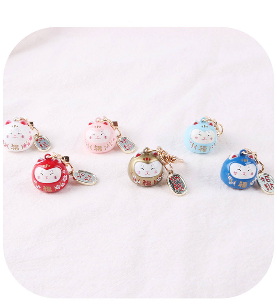 Süße Katzen-Kuchen Schlüsselanhänger - Cartoon Design Aus Silikon