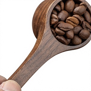 Cuillère doseuse à café en bois naturel, design classique, écologique, avec long manche (capacité 10ml/20ml/30ml) - Product Image 3